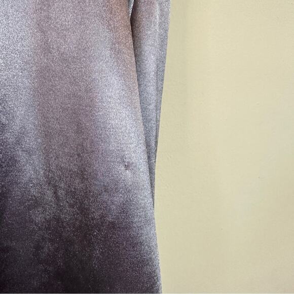 Lulus Forever Your Girl Slate Blue Satin Bodycon Dress NEW - Picture 8 of 11